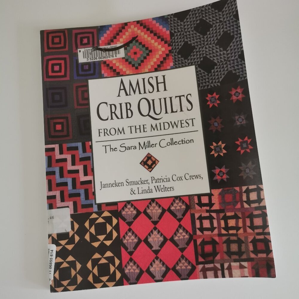 2003 Amish Crib Quilts From Midwest Book EX-LIBRARY Sara Miller Collection Quilt